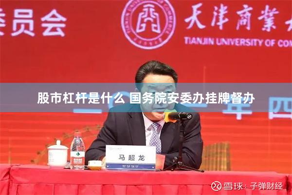 股市杠杆是什么 国务院安委办挂牌督办